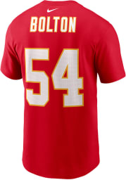 Nick Bolton Kansas City Chiefs Red ROOKIE NAME AND NUMBER Short Sleeve Player T Shirt