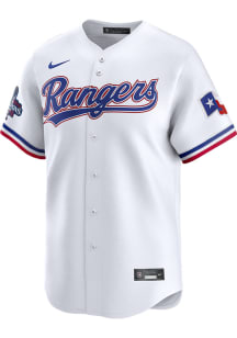 Nike Texas Rangers Mens White 2023 WS CHAMPS Limited Baseball Jersey