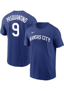 Vinnie Pasquantino Kansas City Royals Blue Name Number Short Sleeve Player T Shirt