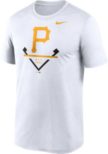 Nike Pittsburgh Pirates White Icon Legend Short Sleeve T Shirt