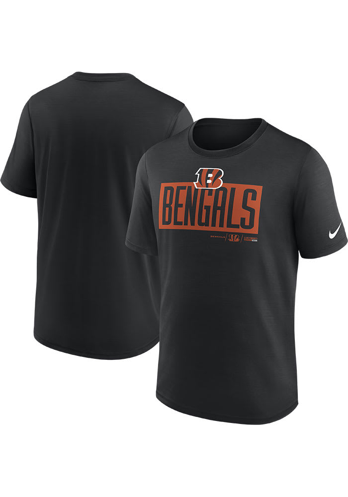 Nike Cincinnati Bengals Black EXCEED Short Sleeve T Shirt