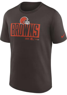 Nike Cleveland Browns Brown EXCEED Short Sleeve T Shirt