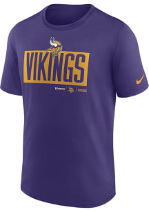 Nike Minnesota Vikings Purple EXCEED Short Sleeve T Shirt