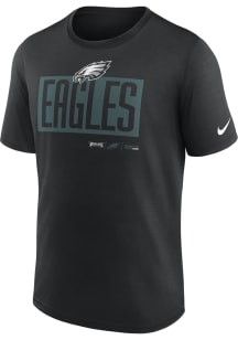 Nike Philadelphia Eagles Black EXCEED Short Sleeve T Shirt