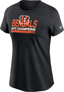 Nike Cincinnati Bengals Womens Black SBLVI Conf Champs Short Sleeve T-Shirt