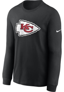 Nike Kansas City Chiefs Black PRIMARY LOGO Long Sleeve T Shirt