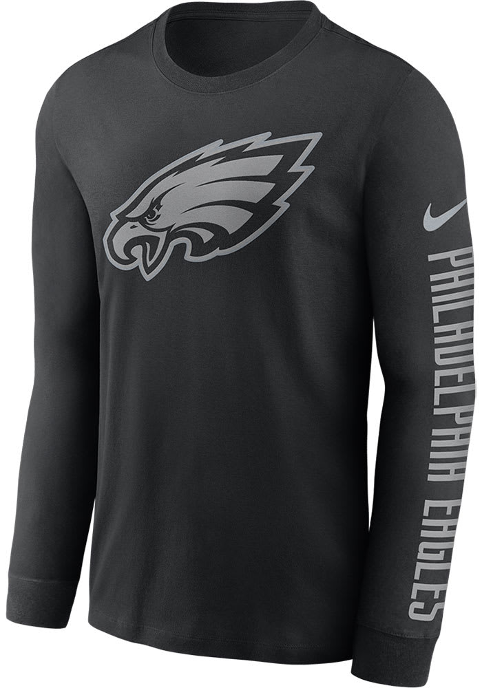 Nike Philadelphia Eagles Black ESSENTIAL Long Sleeve T Shirt