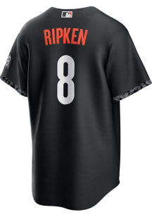 Cal Ripken Jr Baltimore Orioles Mens Replica City Con Jersey - Black