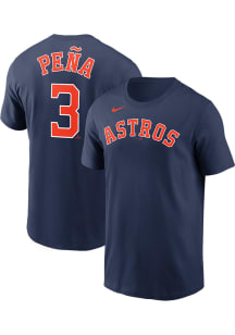 Jeremy Pena Houston Astros Navy Blue Home Short Sleeve Player T Shirt