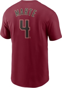Ketel Marte Arizona Diamondbacks Red Home NN Short Sleeve Player T Shirt