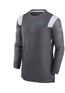 Nike Indianapolis Colts Grey SIDELINE DRI-FIT PLAYER Long Sleeve T-Shirt