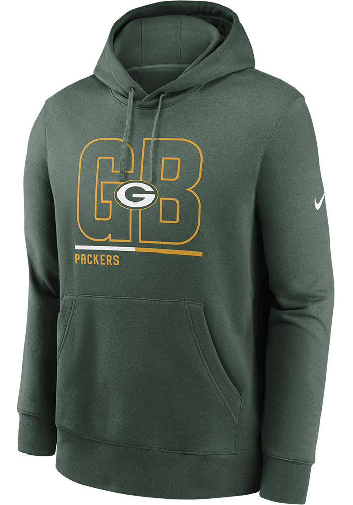 Zubaz NFL Men's Green Bay Packers Solid Team Hoodie With Camo