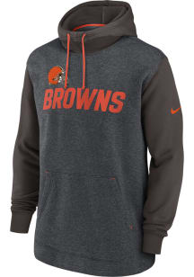 Nike Cleveland Browns Mens Grey LEGACY PO Fashion Hood