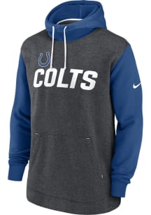 Nike Indianapolis Colts Mens Grey LEGACY PO Fashion Hood