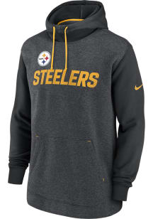 Nike Pittsburgh Steelers Mens Grey LEGACY PO Fashion Hood