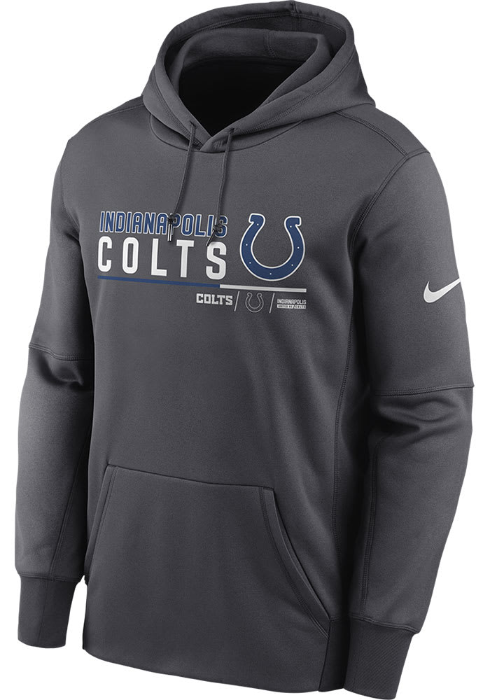 Indianapolis Colts Nike Therma Logo Hoodie - Mens