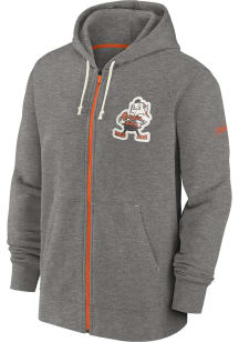 Nike Cleveland Browns Mens Grey LEGACY FZ Long Sleeve Full Zip Jacket