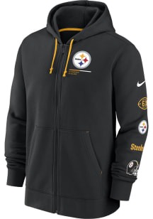 Nike Pittsburgh Steelers Mens Black LEGACY FZ Long Sleeve Full Zip Jacket