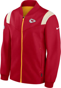 Nike Kansas City Chiefs Mens Red COACH BOMBER Heavyweight Jacket