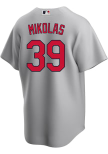 Miles Mikolas St Louis Cardinals Mens Replica Road Jersey - Grey