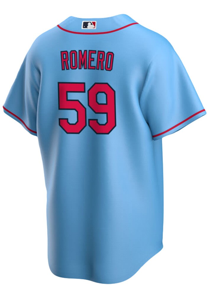 JoJo Romero St Louis Cardinals Mens Replica LIGHT BLUE Road Jersey