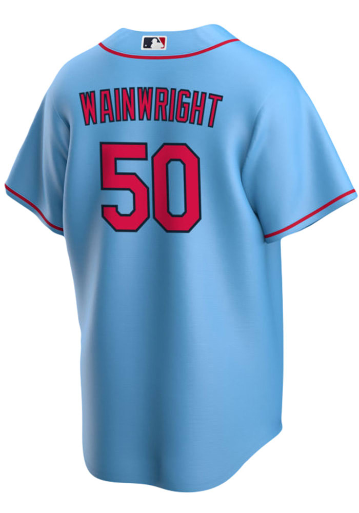 adam wainwright blue jersey