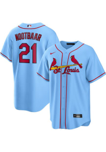Lars Nootbaar St Louis Cardinals Mens Replica Road Jersey - Light Blue