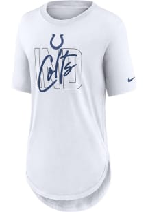 Nike Indianapolis Colts Womens White City Love Short Sleeve T-Shirt