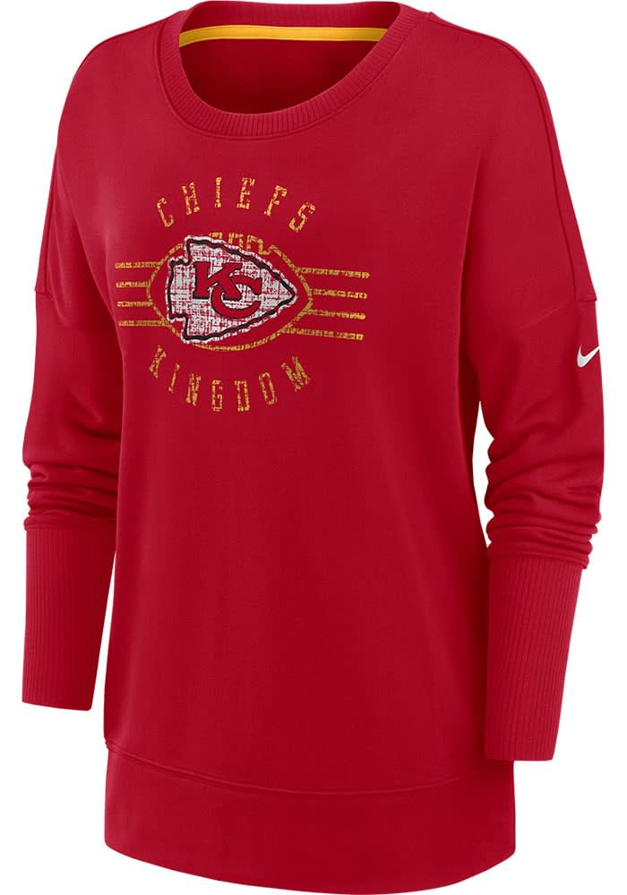 Nike Women's Kansas City Chiefs Arch Team Red Crew Sweatshirt