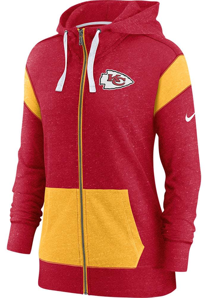 Nike Kansas City Chiefs Womens Red Primetime Long Sleeve Full Zip Jacket
