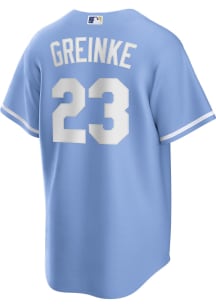 Zack Greinke Kansas City Royals Mens Replica Alt Jersey - Light Blue