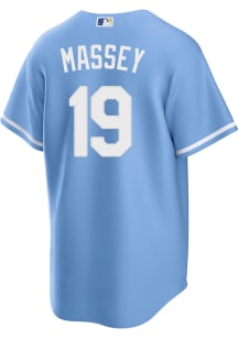 Michael Massey Kansas City Royals Mens Replica Alt Jersey - Light Blue