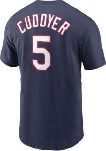 Michael Cuddyer Minnesota Twins Navy Blue Coop Short Sleeve Player T Shirt
