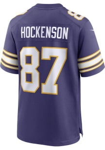 TJ Hockenson  Nike Minnesota Vikings Purple Alt Football Jersey