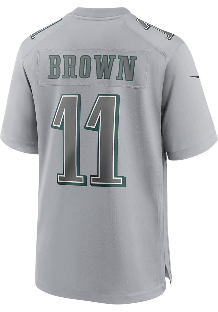 Nike Men's Philadelphia Eagles A.J. Brown #11 Atmosphere Grey Game Jersey