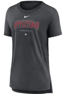 Nike Arizona Diamondbacks Womens Charcoal Triblend Short Sleeve T-Shirt