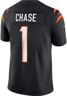 Ja'Marr Chase Nike Cincinnati Bengals Mens Black Vapor F.U.S.E. Limited Football Jersey