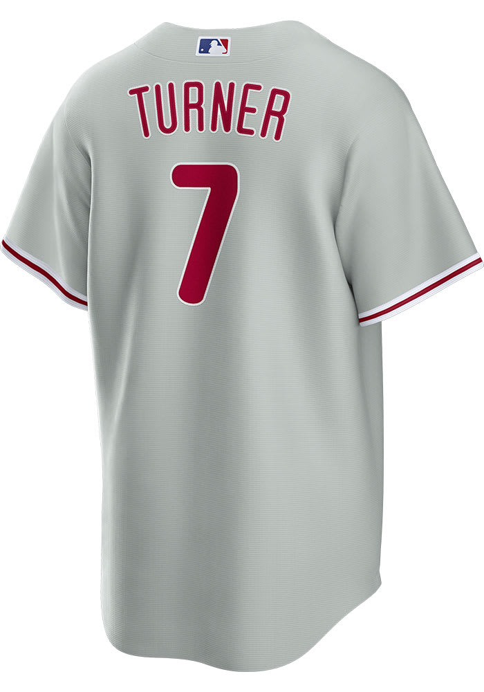 Washington Nationals Nike Official Replica Home Jersey - Mens with Turner 7  printing
