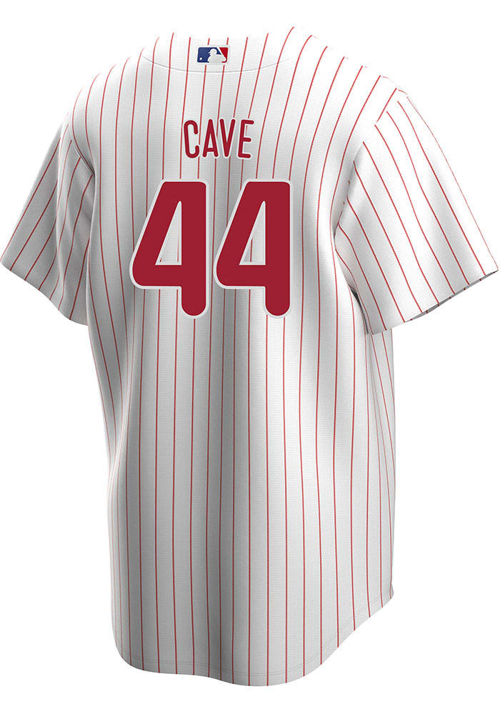 Jake Cave Philadelphia Phillies Youth Navy Name and Number Banner Wave T- Shirt 