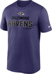 Nike Baltimore Ravens Purple Legend Community Short Sleeve T Shirt