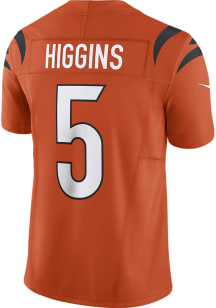 Tee Higgins Nike Cincinnati Bengals Mens Orange Vapor F.U.S.E. Limited Football Jersey