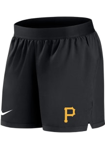 Nike Pittsburgh Pirates Womens Black Drifit Shorts