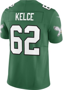 Jason Kelce Nike Philadelphia Eagles Mens Kelly Green Vapor F.U.S.E. Limited Football Jersey