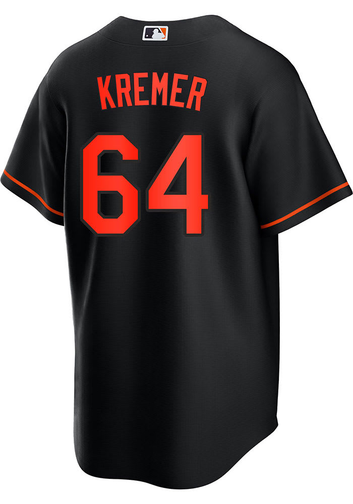 Baltimore Orioles No64 Dean Kremer Men's Nike White Home 2020 Authentic Player Jersey