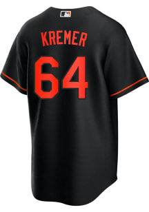 Dean Kremer Baltimore Orioles Mens Replica Alt Jersey - Black