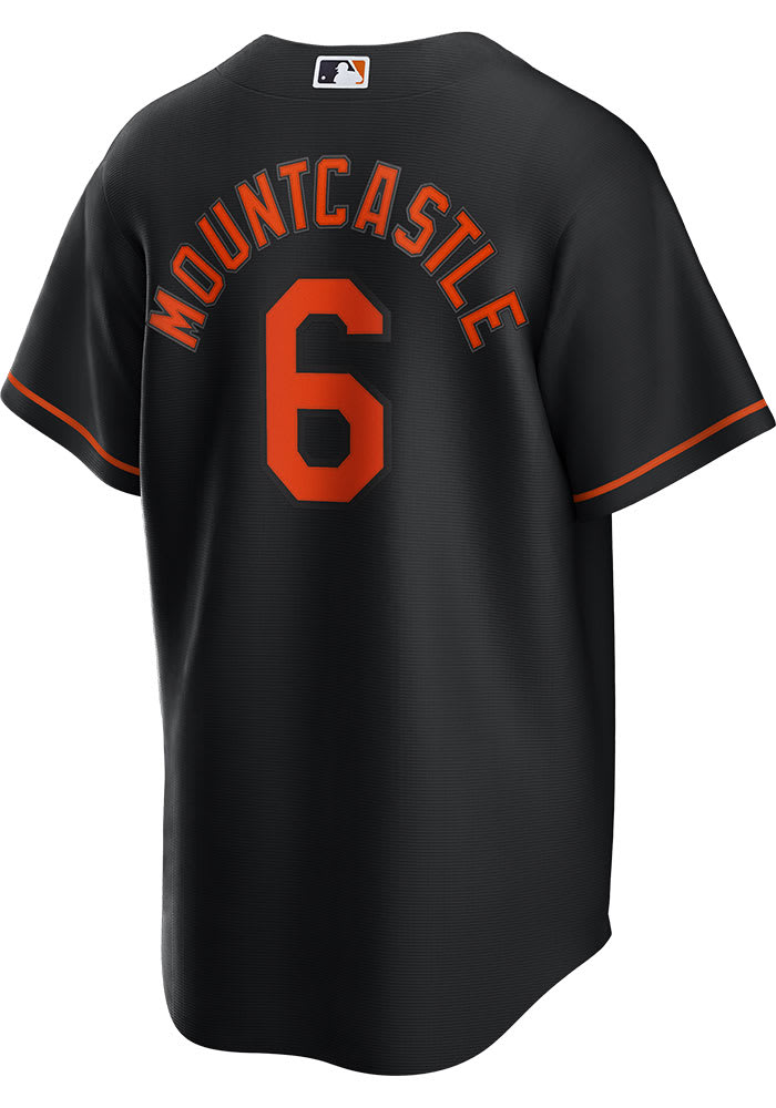Men's Baltimore Orioles Ryan Mountcastle Nike Black 2023 City Connect  Replica Player Jersey