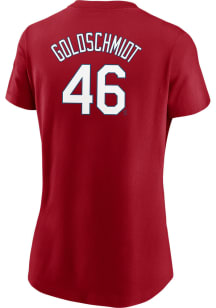Paul Goldschmidt St Louis Cardinals Womens Red Gameday Player T-Shirt