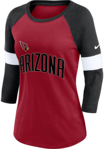Nike Arizona Cardinals Womens Red Pride LS Tee