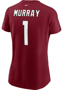 Kyler Murray Arizona Cardinals Womens Red Gameday Player T-Shirt