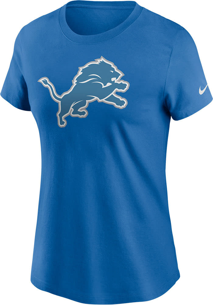 Nike Detroit Lions Womens Logo T-Shirt - Blue